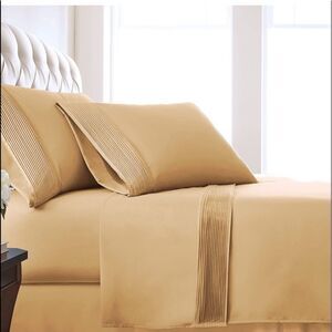 SouthShore 5 Pieces 21-InchExtra Deep Pocket Sheet Set, Shrinkage FreeSplit-King